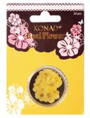 Real Flower Nail Art Yellow