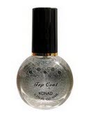 Konad Special Top Coat 10ml Silver Glitter