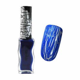 Crackle Nail Polish Blue