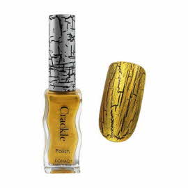 Crackle Nail Polish Gold