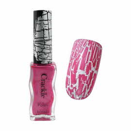 Crackle Nail Polish Pinky Violet